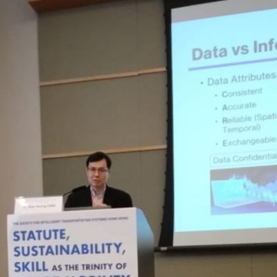 Dr. KK Chin from Singapore spoke about ITS data